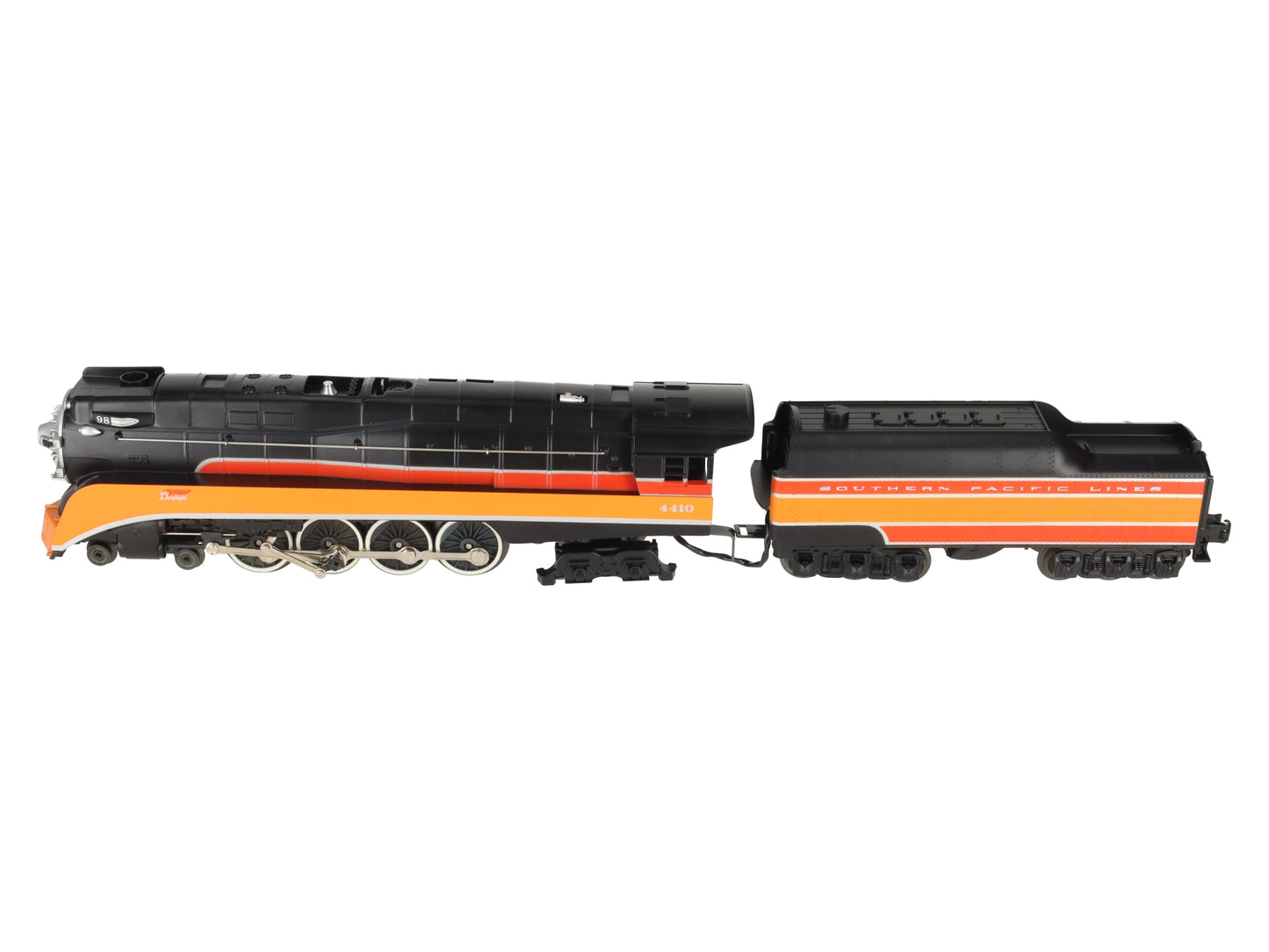 Lionel 6-18007 O Gauge SP Daylight 4-8-4 Steam Locomotive & Tender #4410 EX/Box