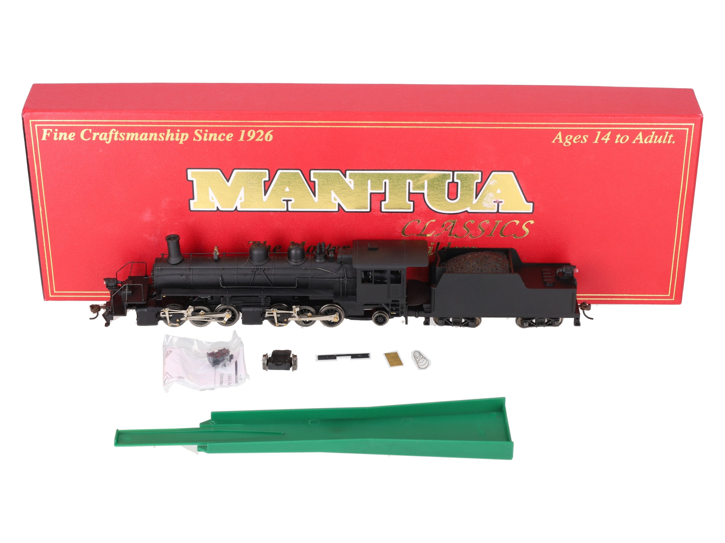 Mantua 345004 HO Undecorated 2-6-6-2 Articulated Steam Locomotive w/Tender EX/Box