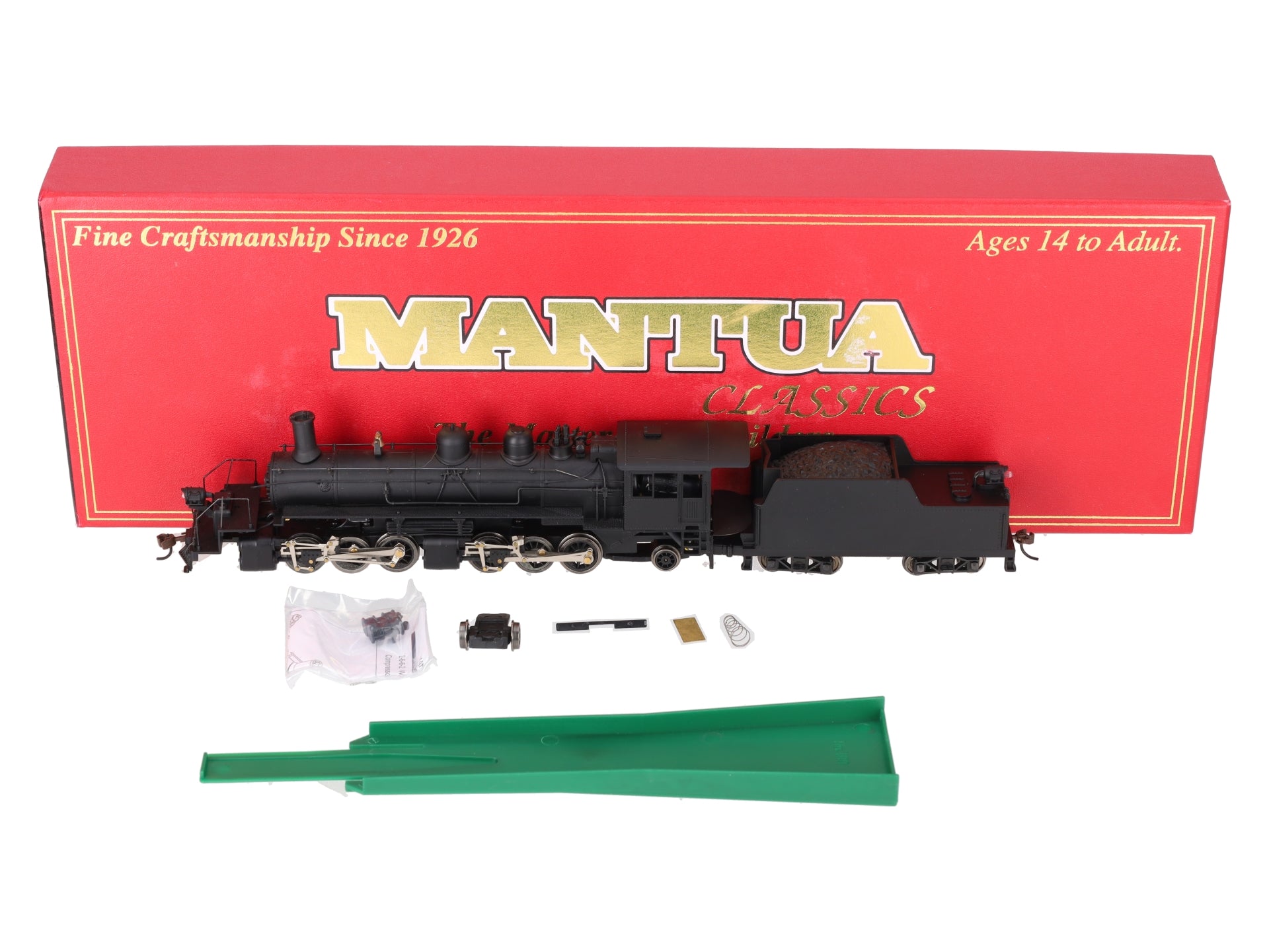 Mantua 345004 HO Undecorated 2-6-6-2 Articulated Steam Locomotive w/Tender EX/Box
