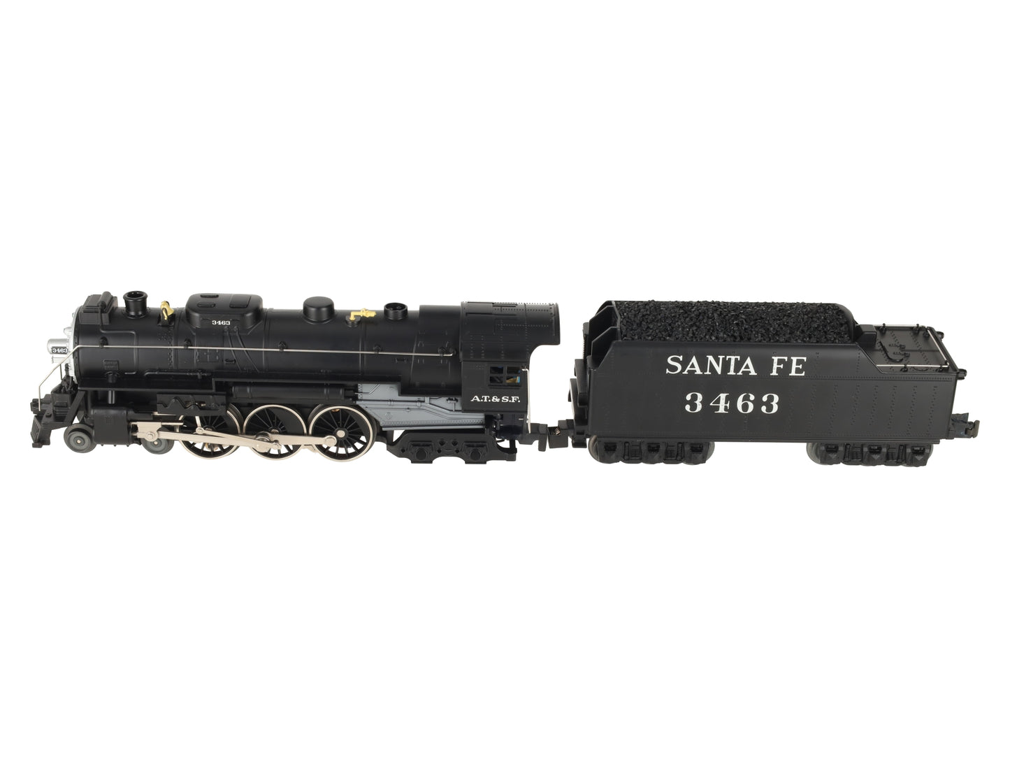 Lionel 2232030 O Santa Fe LionChief Plus 2.0 Hudson Steam Locomotive #3463 EX/Box