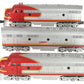 K-Line K25301 O Gauge Santa Fe ABA Diesel Locomotive Set w/TMCC #302 EX/Box