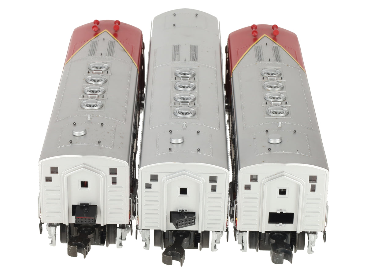 K-Line K25301 O Gauge Santa Fe ABA Diesel Locomotive Set w/TMCC #302 EX/Box