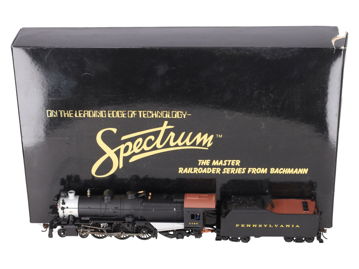 Bachmann 84013 HO PRR K4 4-6-2 Pacific Steam Locomotive & Tender #3750 VG/Box
