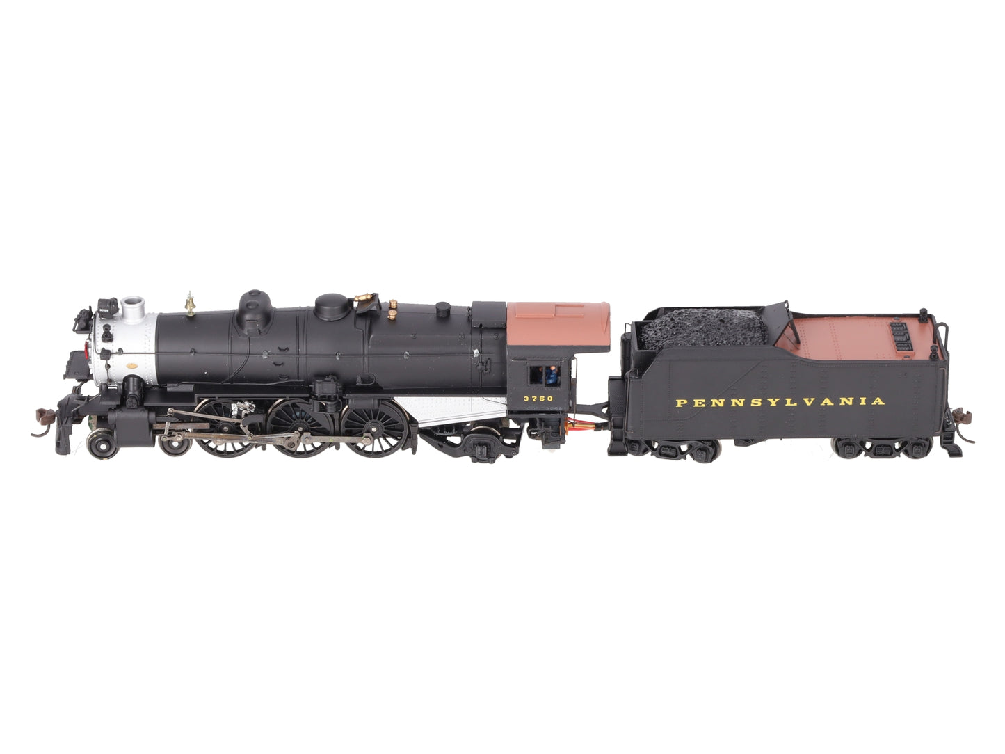 Bachmann 84013 HO PRR K4 4-6-2 Pacific Steam Locomotive & Tender #3750 VG/Box