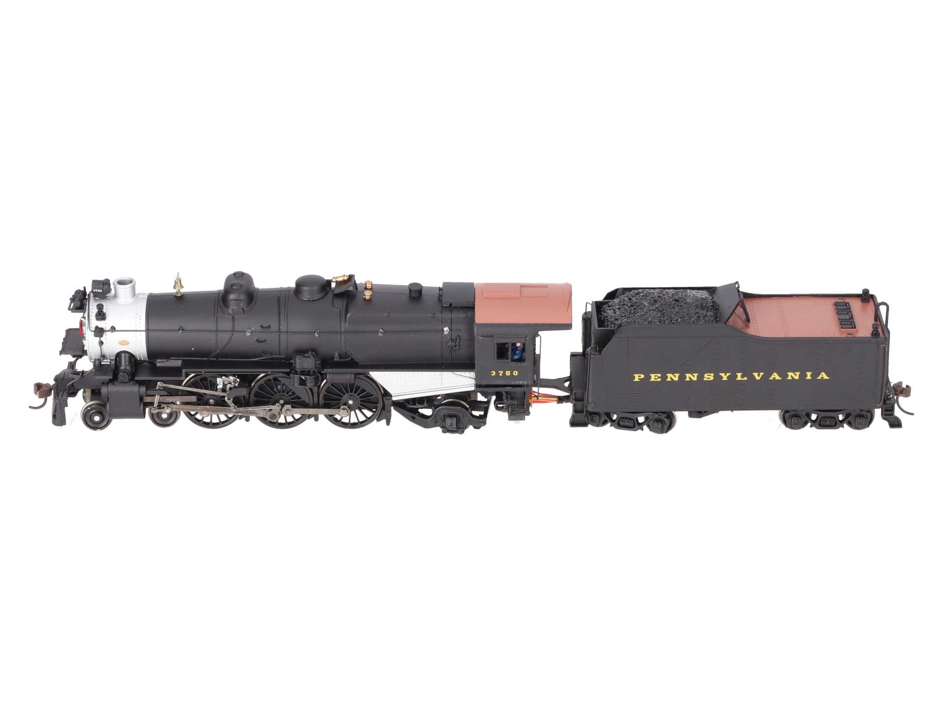 Bachmann 84013 HO PRR K4 4-6-2 Pacific Steam Locomotive & Tender #3750 VG/Box