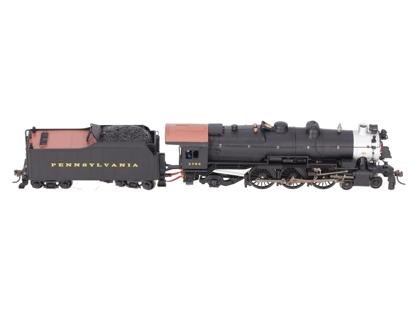 Bachmann 84013 HO PRR K4 4-6-2 Pacific Steam Locomotive & Tender #3750 VG/Box