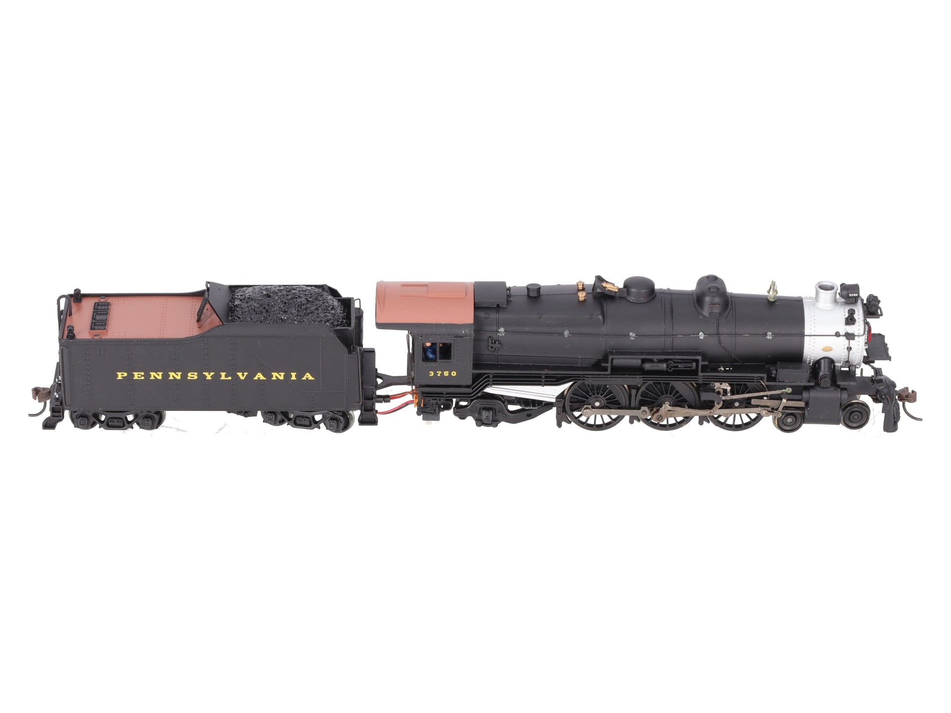 Bachmann 84013 HO PRR K4 4-6-2 Pacific Steam Locomotive & Tender #3750 VG/Box
