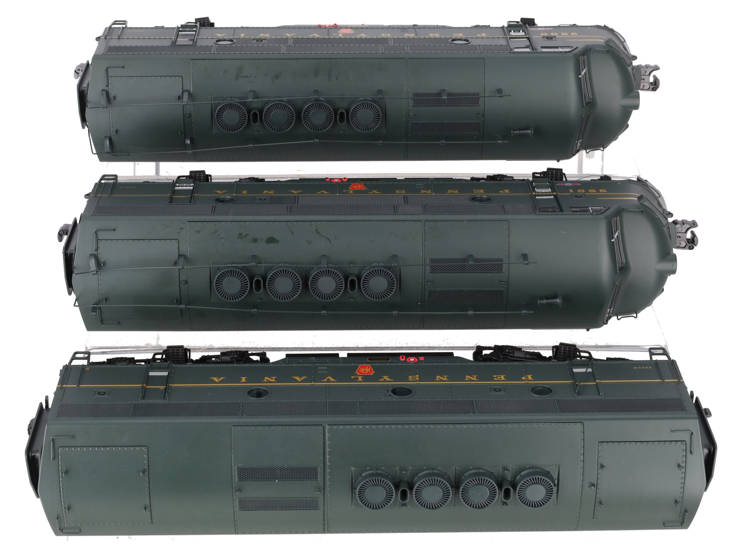 Lionel 6-14592 O Gauge Pennsylvania F3 ABA Diesel Locomotive Set w/TMCC VG/Box