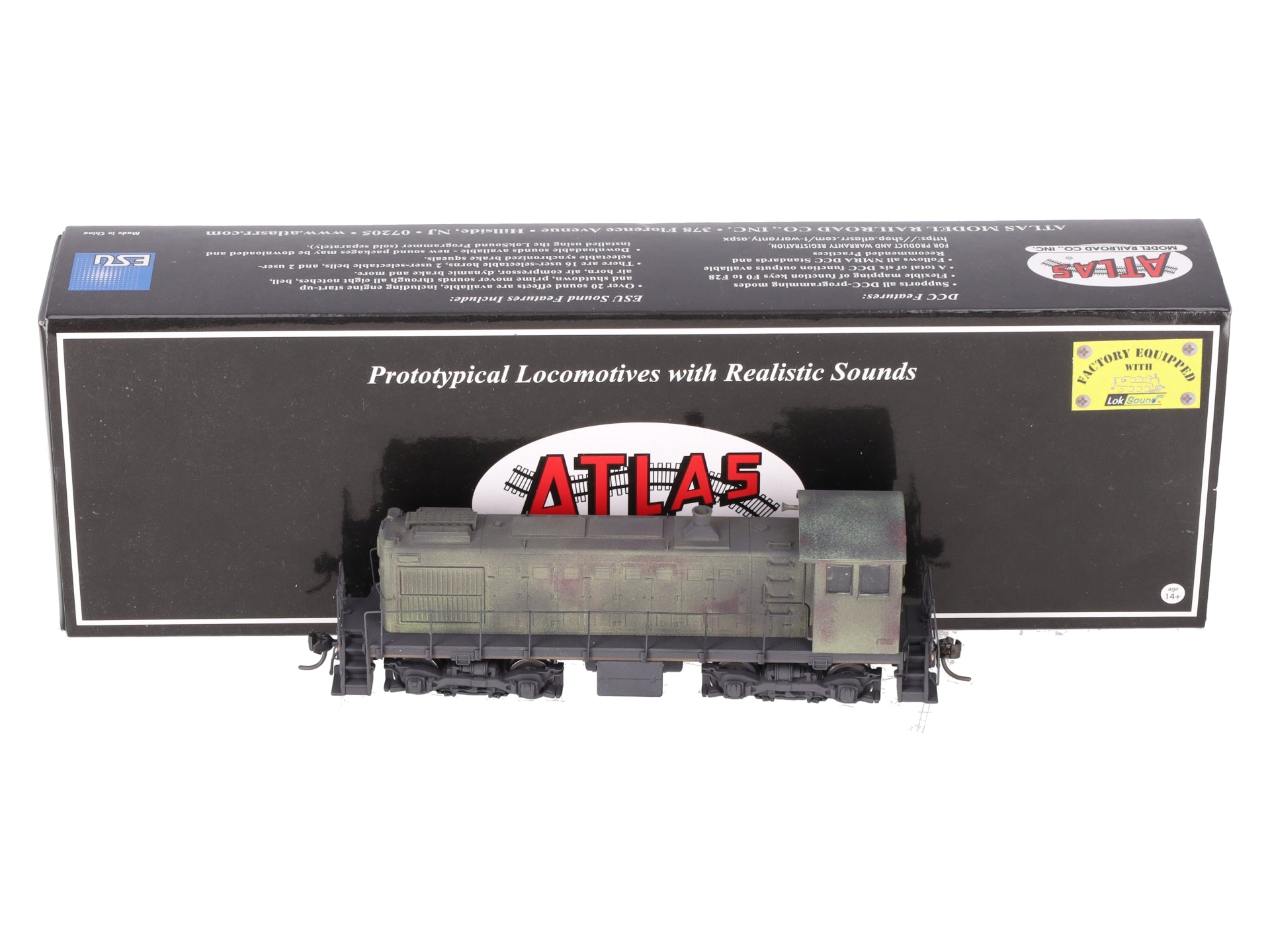 Atlas 10003398 HO Custom CGW Alco S-2 Diesel Locomotive with DCC & Sound #8/Box