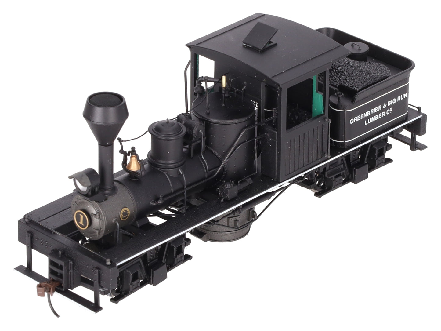 Bachmann 25657 On30 Greenbrier & Big Run Lumber Co. Steam Locomotive #1 EX/Box