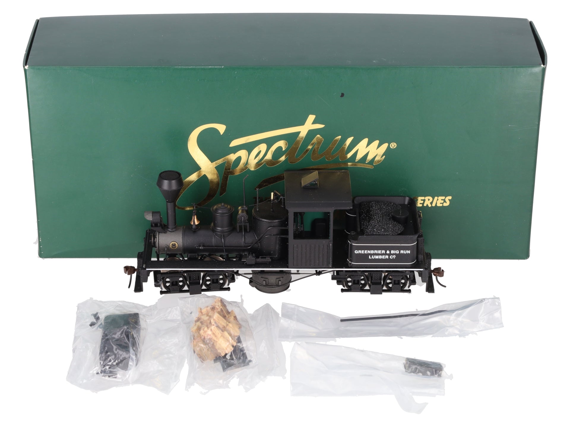Bachmann 25657 On30 Greenbrier & Big Run Lumber Co. Steam Locomotive #1 EX/Box