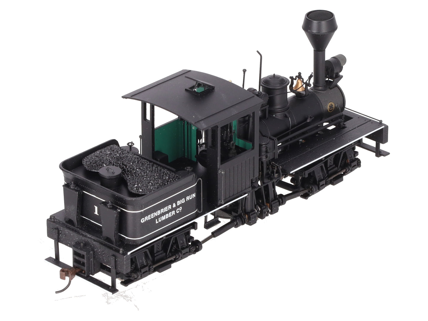 Bachmann 25657 On30 Greenbrier & Big Run Lumber Co. Steam Locomotive #1 EX/Box
