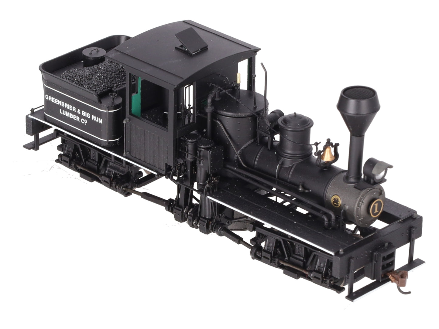 Bachmann 25657 On30 Greenbrier & Big Run Lumber Co. Steam Locomotive #1 EX/Box