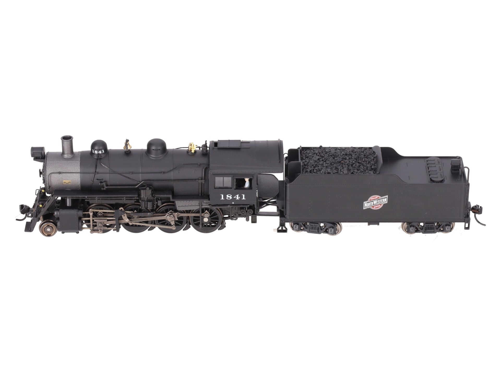 Broadway Limited 6343 HO C&NW 2-8-0 Consolidation Steam Loco Sound/DCC #1841 EX/Box