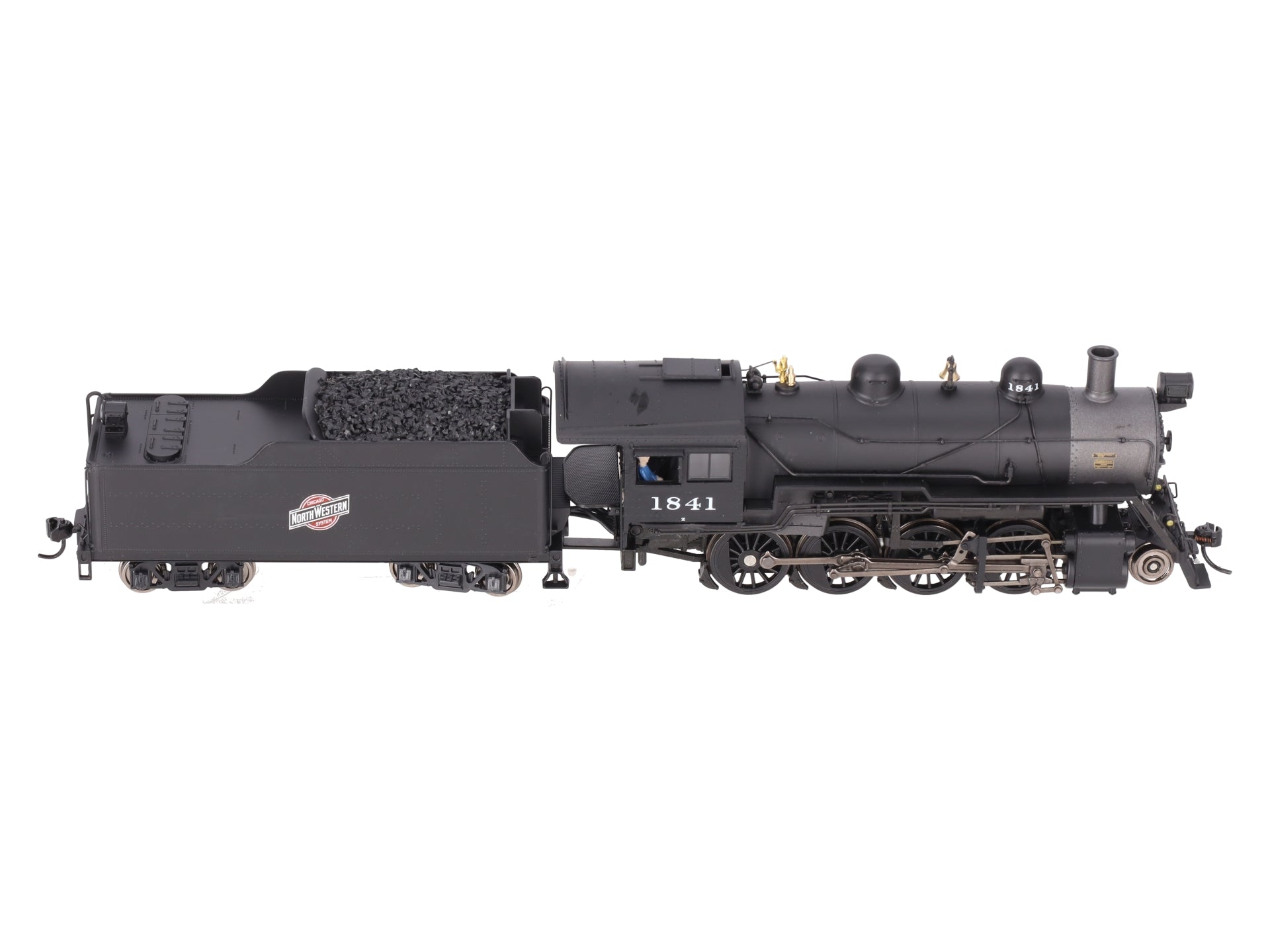 Broadway Limited 6343 HO C&NW 2-8-0 Consolidation Steam Loco Sound/DCC #1841 EX/Box