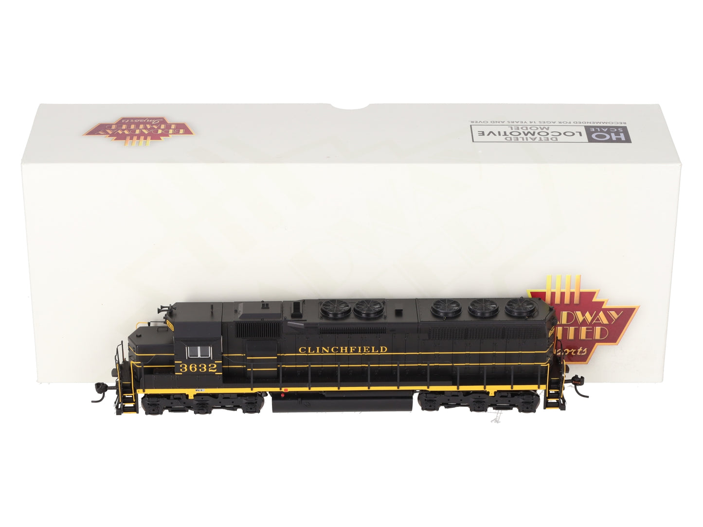 Broadway Limited 7975 HO CRR EMD SD45 Diesel Locomotive P4 Sound/DC/DCC #3632 EX/Box
