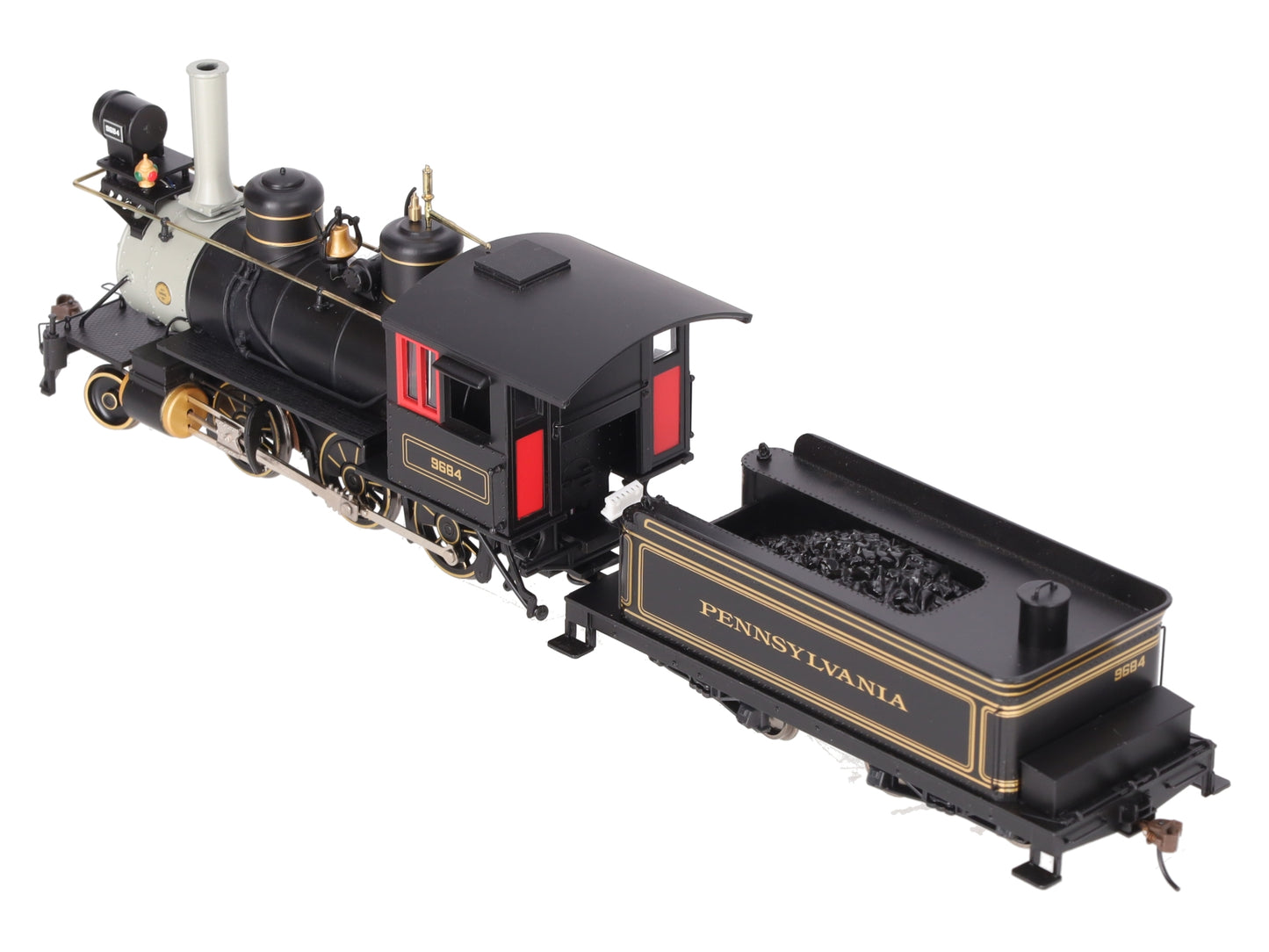 Bachmann 29303 On30 Pennsylvania 2-6-0 Steam Locomotive with DCC #9684 EX/Box