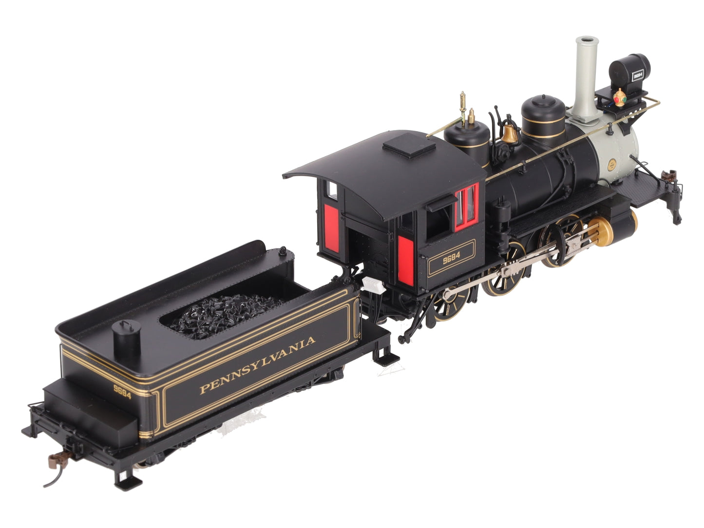 Bachmann 29303 On30 Pennsylvania 2-6-0 Steam Locomotive with DCC #9684 EX/Box