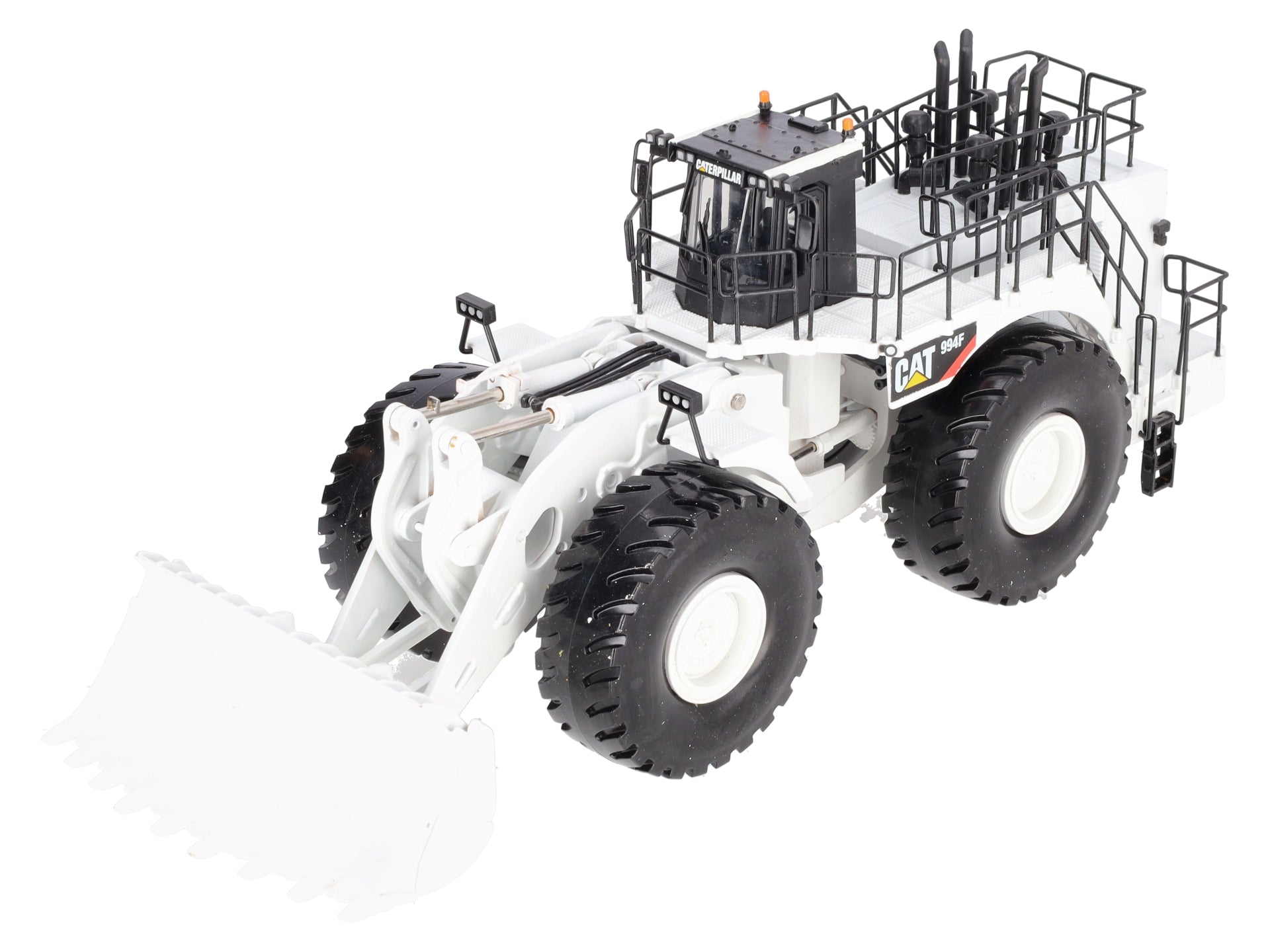 Norscot 55161 1:50 Yellow Diecast Caterpillar 994F Wheel Loader (White) EX/Box