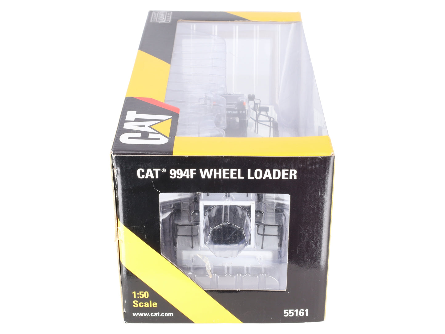 Norscot 55161 1:50 Yellow Diecast Caterpillar 994F Wheel Loader (White) EX/Box