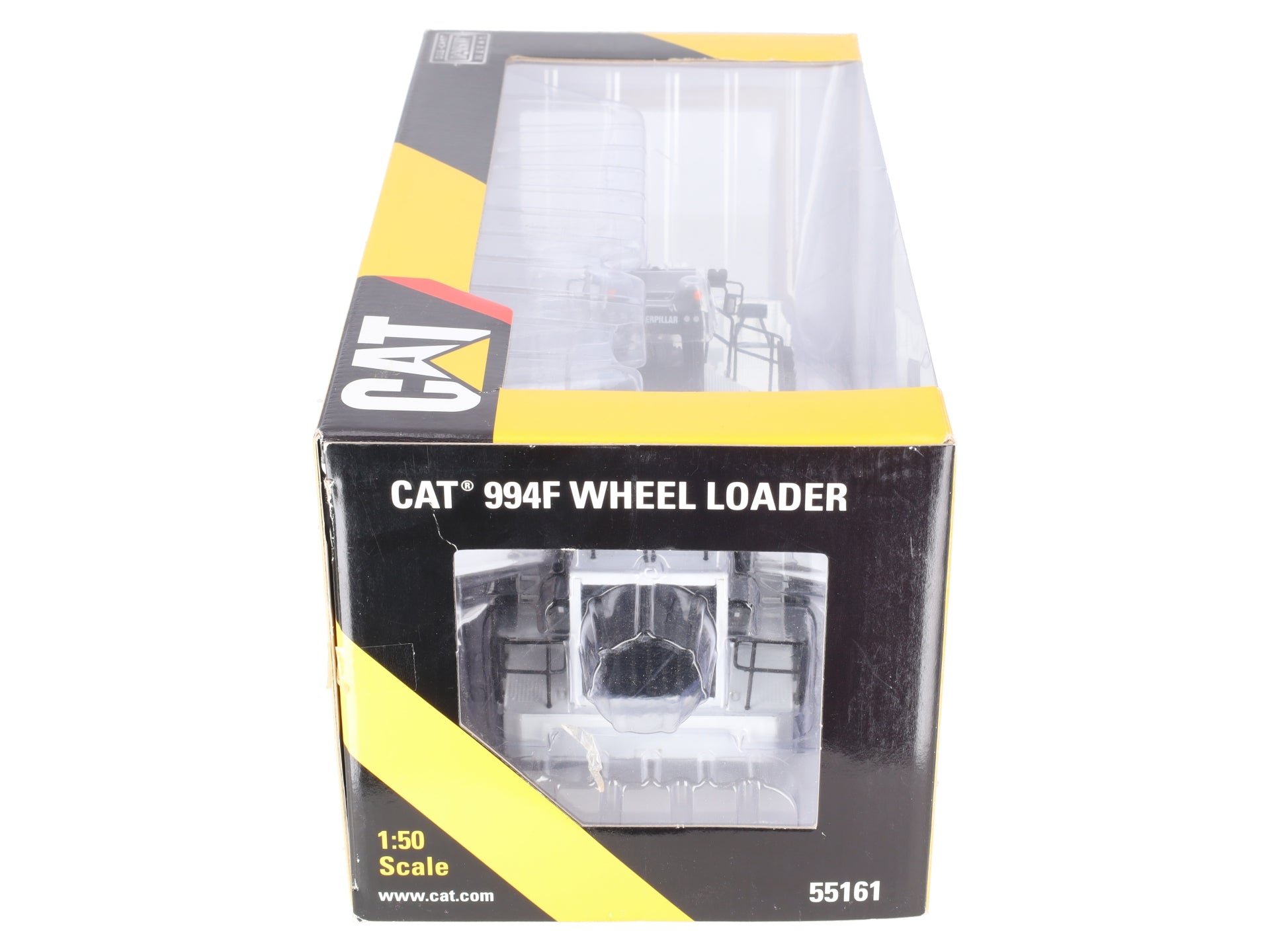 Norscot 55161 1:50 Yellow Diecast Caterpillar 994F Wheel Loader (White) EX/Box