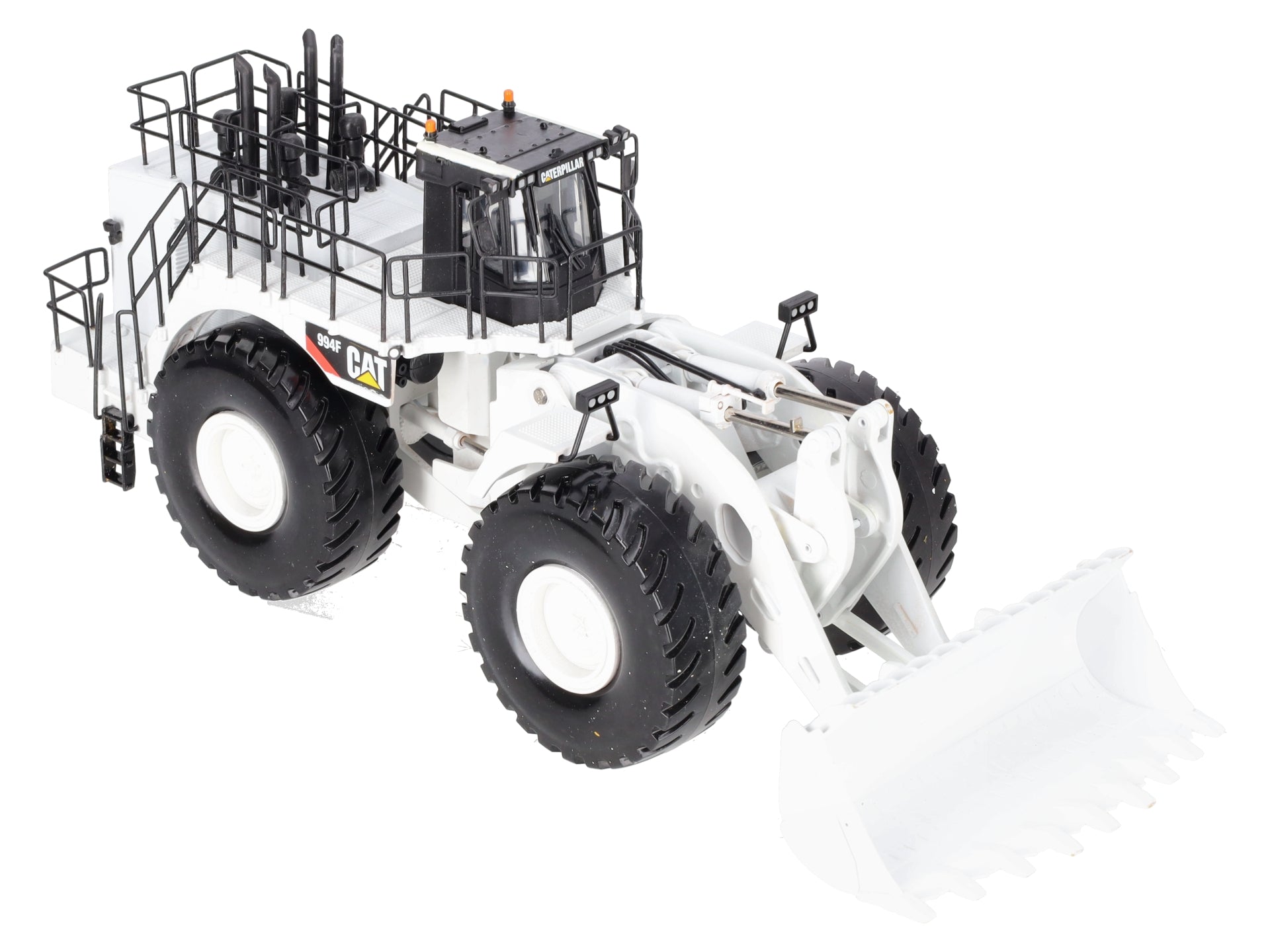 Norscot 55161 1:50 Yellow Diecast Caterpillar 994F Wheel Loader (White) EX/Box