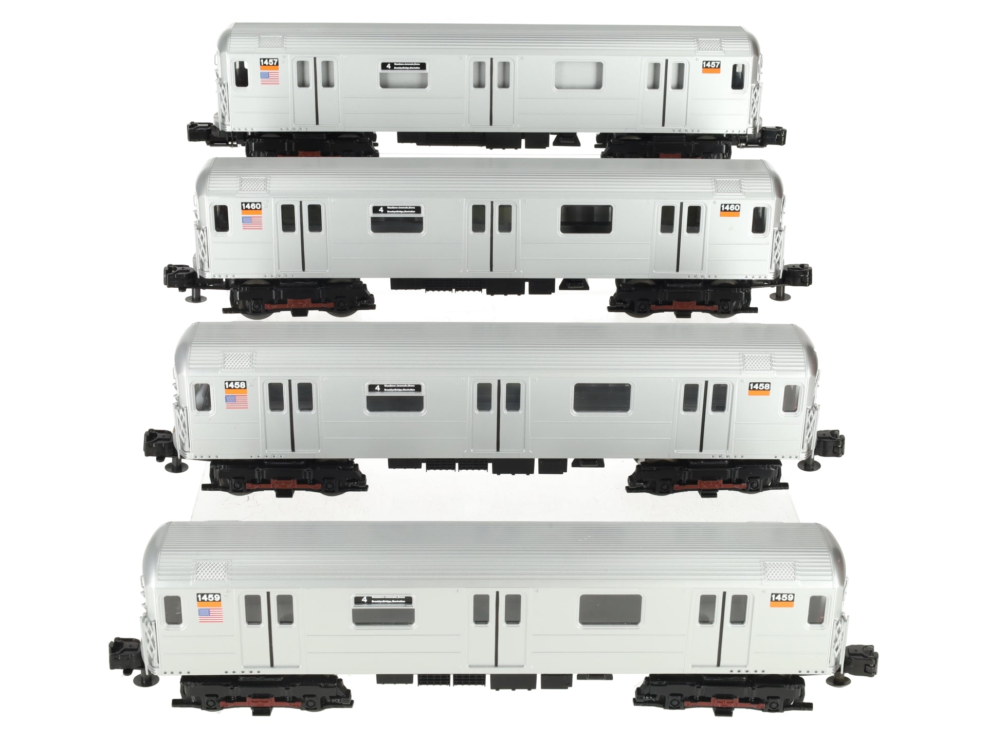 MTH 30-2671-1 O NYC MTA R62 Subway Set with Proto-Sound 2.0 (Set of 4)/Box