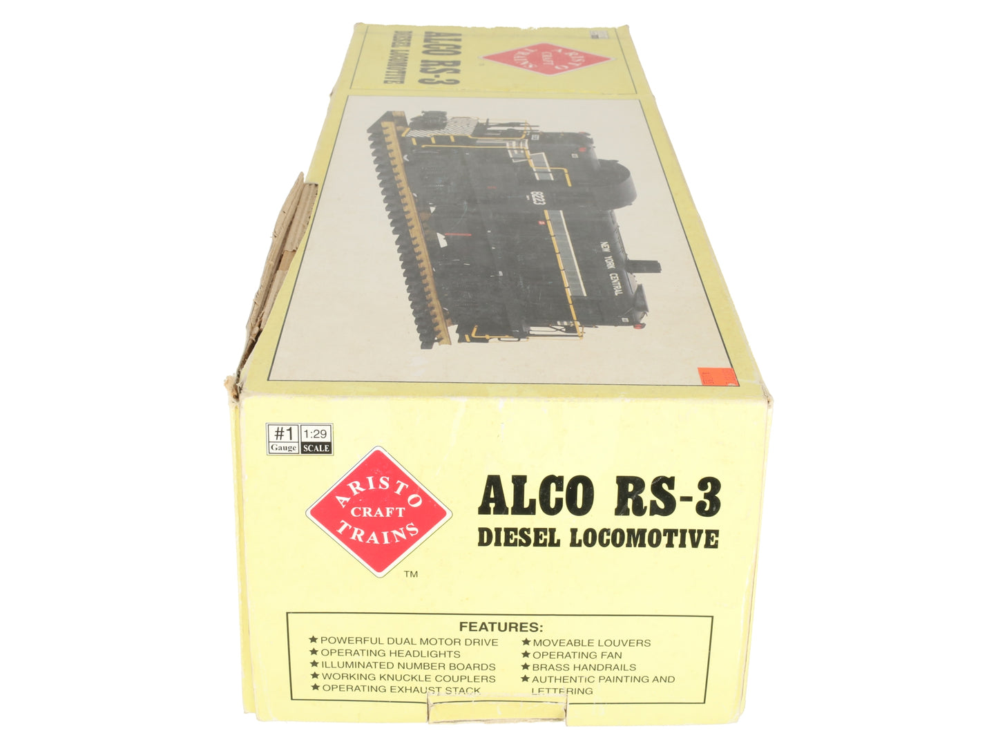 Aristo-Craft 22219 G New York Central RS-3 Diesel Locomotive #8307/Box