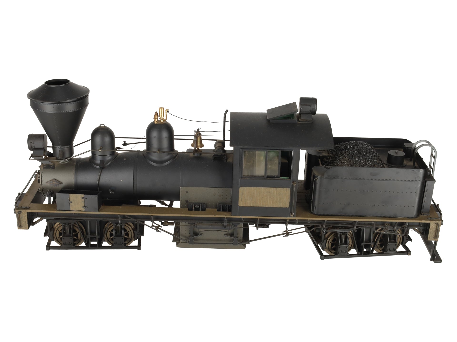 Bachmann 81197 G Painted & Unlettered 36 Ton 2-Truck Shay Steam Locomotive VG