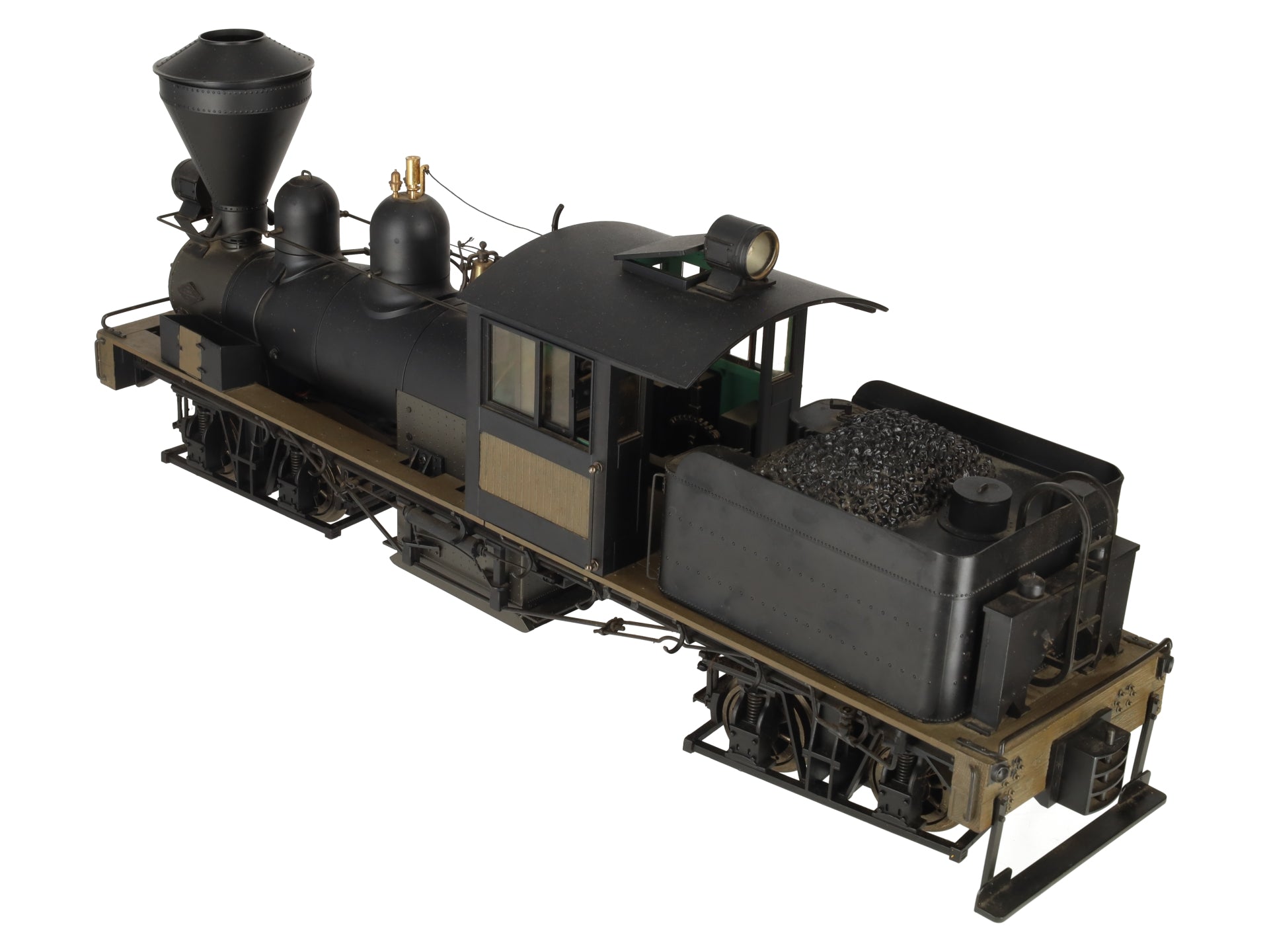 Bachmann 81197 G Painted & Unlettered 36 Ton 2-Truck Shay Steam Locomotive VG