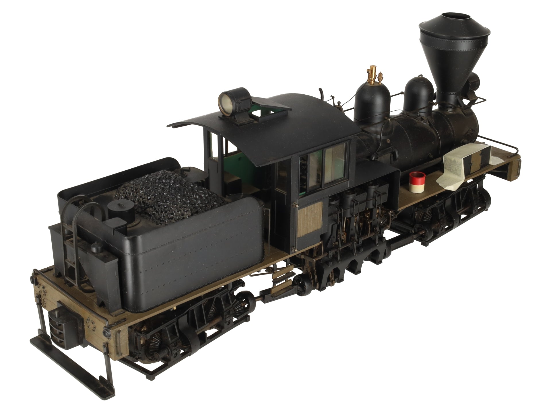 Bachmann 81197 G Painted & Unlettered 36 Ton 2-Truck Shay Steam Locomotive VG