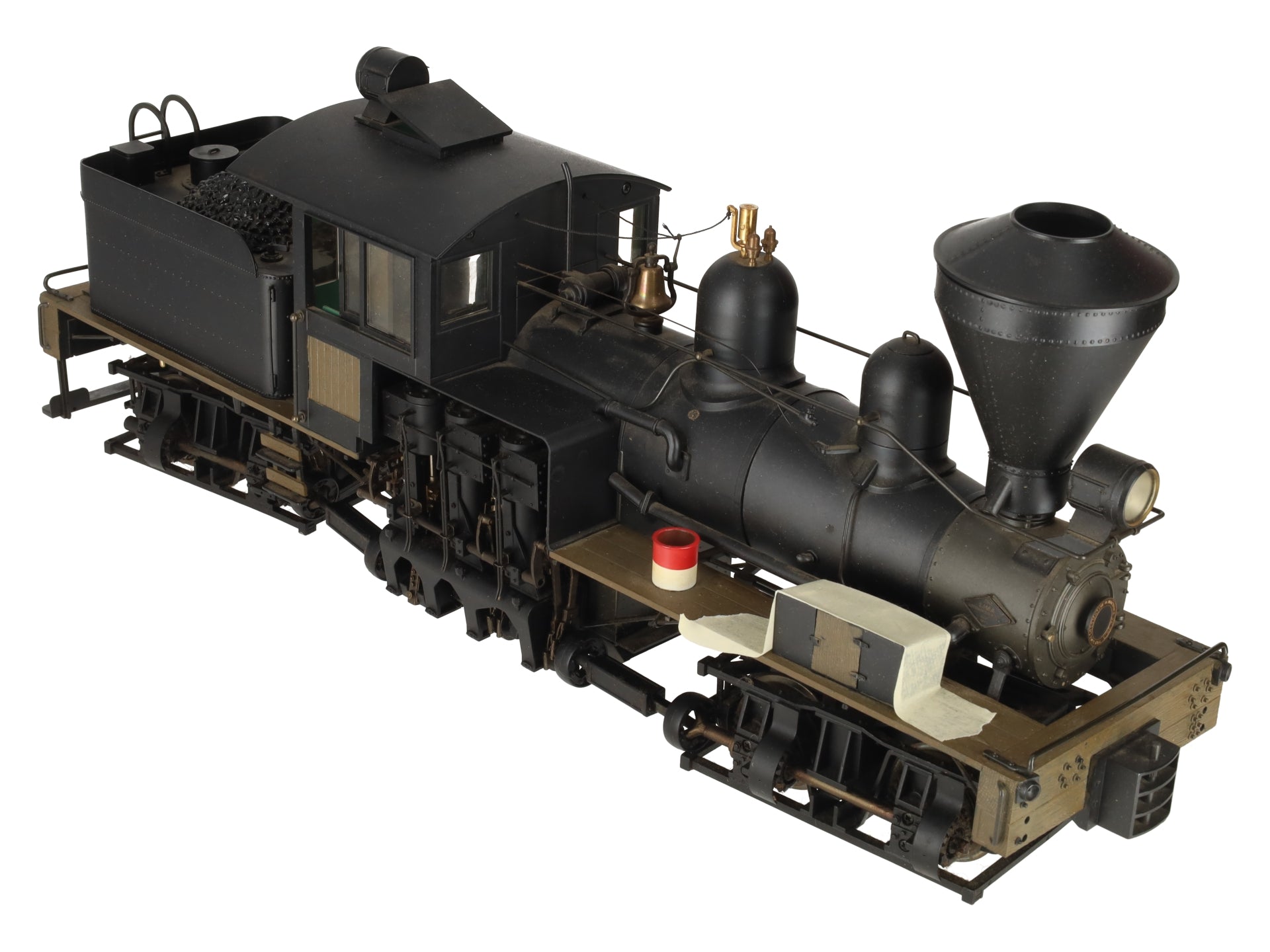 Bachmann 81197 G Painted & Unlettered 36 Ton 2-Truck Shay Steam Locomotive VG