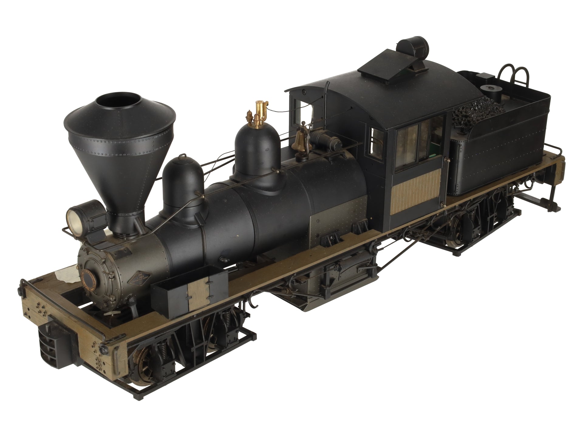 Bachmann 81197 G Painted & Unlettered 36 Ton 2-Truck Shay Steam Locomotive VG