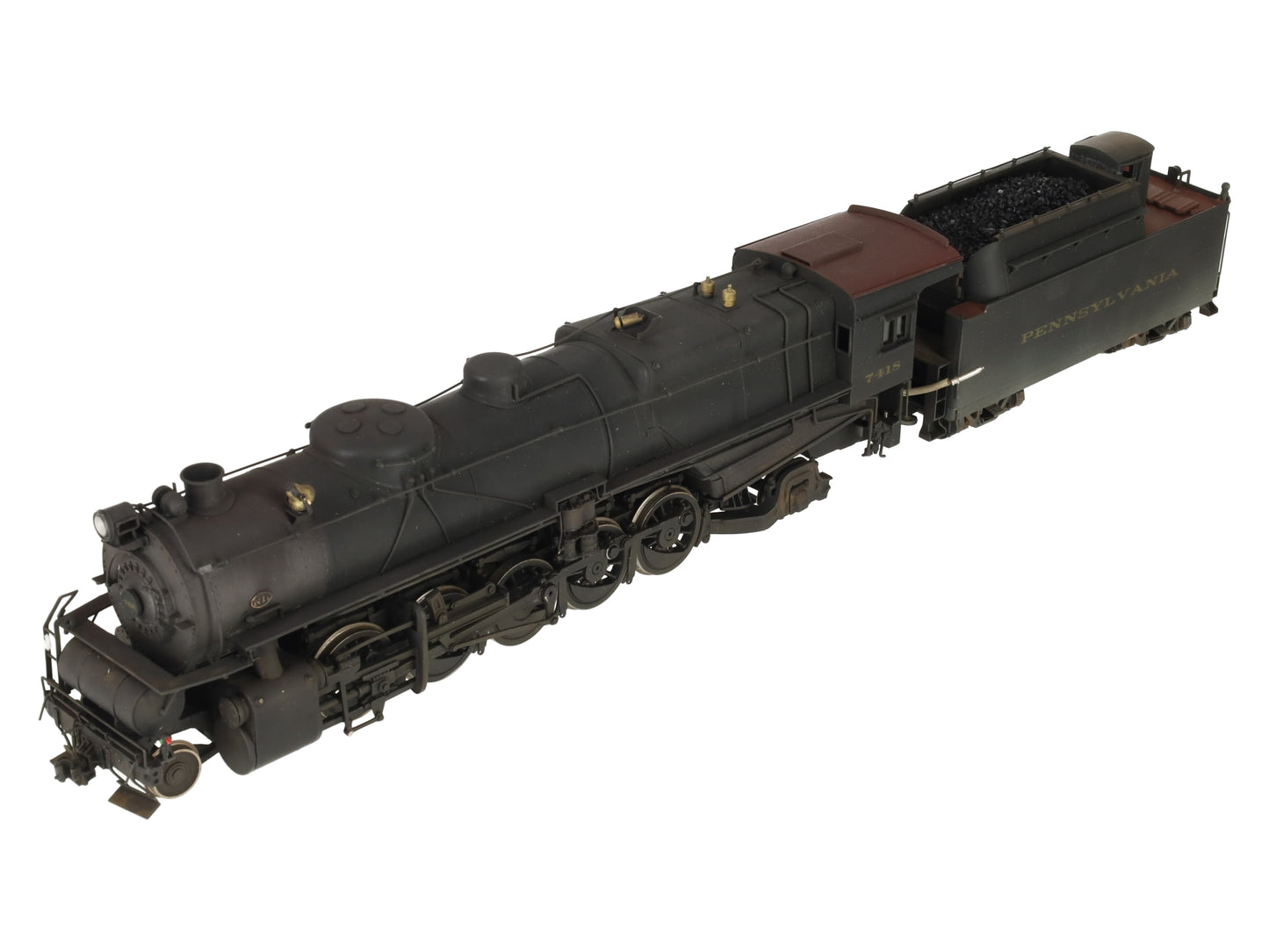 KTM O Gauge Brass Pennsylvania 2-10-2 N1s Steam Locomotive (2-Rail) -Painted