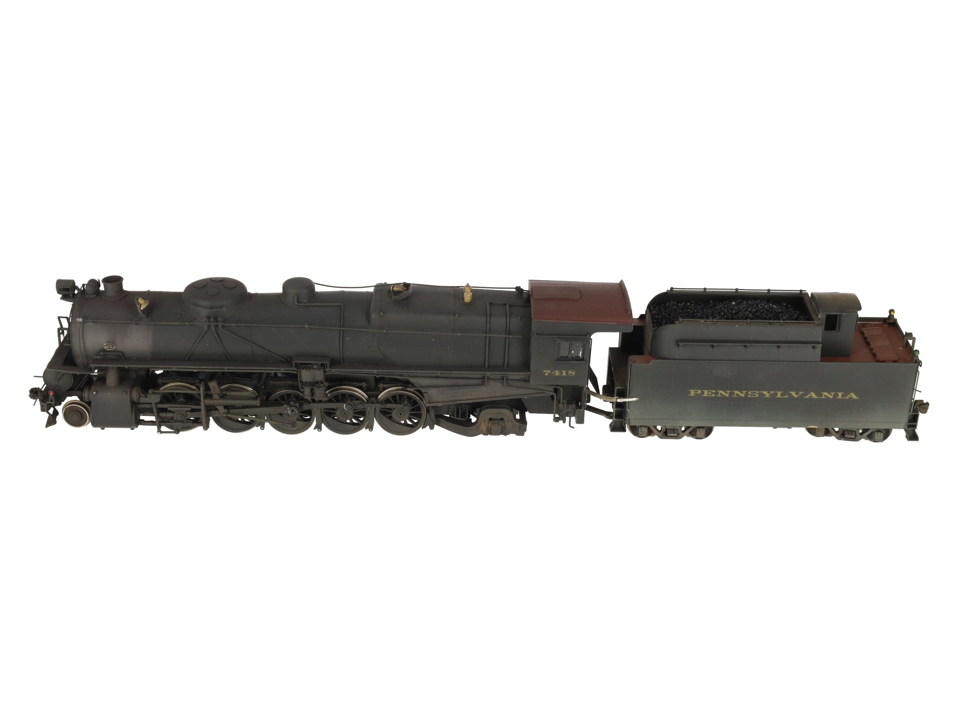 KTM O Gauge Brass Pennsylvania 2-10-2 N1s Steam Locomotive (2-Rail) -Painted