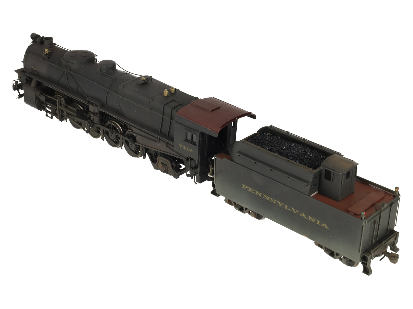 KTM O Gauge Brass Pennsylvania 2-10-2 N1s Steam Locomotive (2-Rail) -Painted