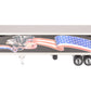 Franklin Mint B11UK53 1:32 Peterbilt Refrigerated Trailer American EX/Box