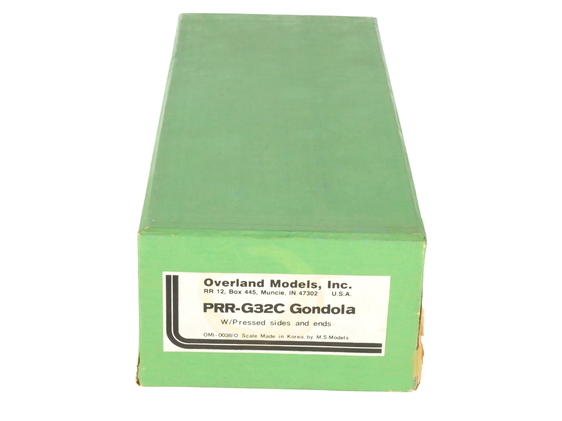 Overland 0038 O BRASS Pennsylvania G32C Gondola w/ Pressed Sides & Ends- Painted/Box