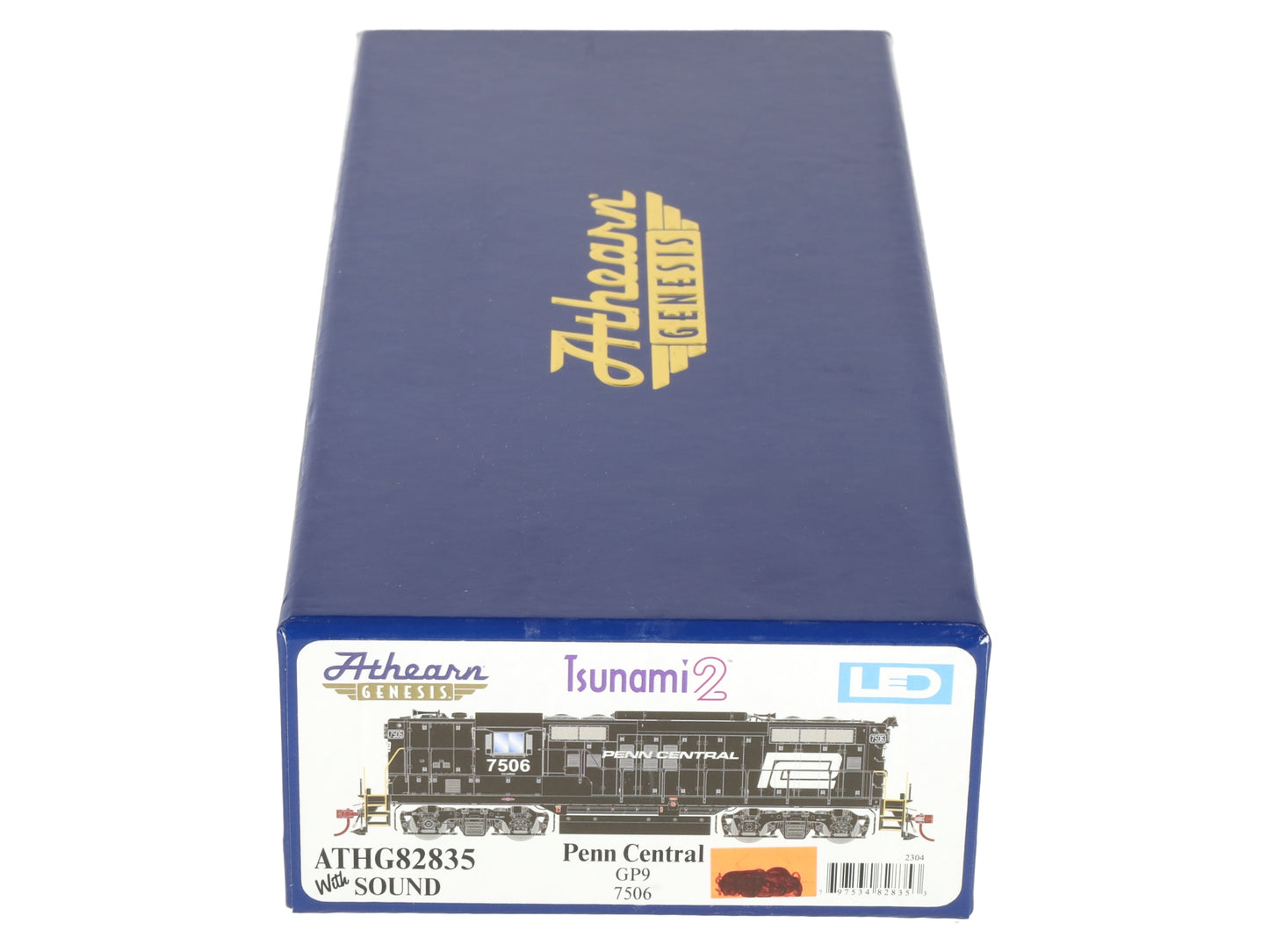 Athearn G82835 HO Scale Penn Central GP9 Diesel Locomotive # 7506 EX/Box