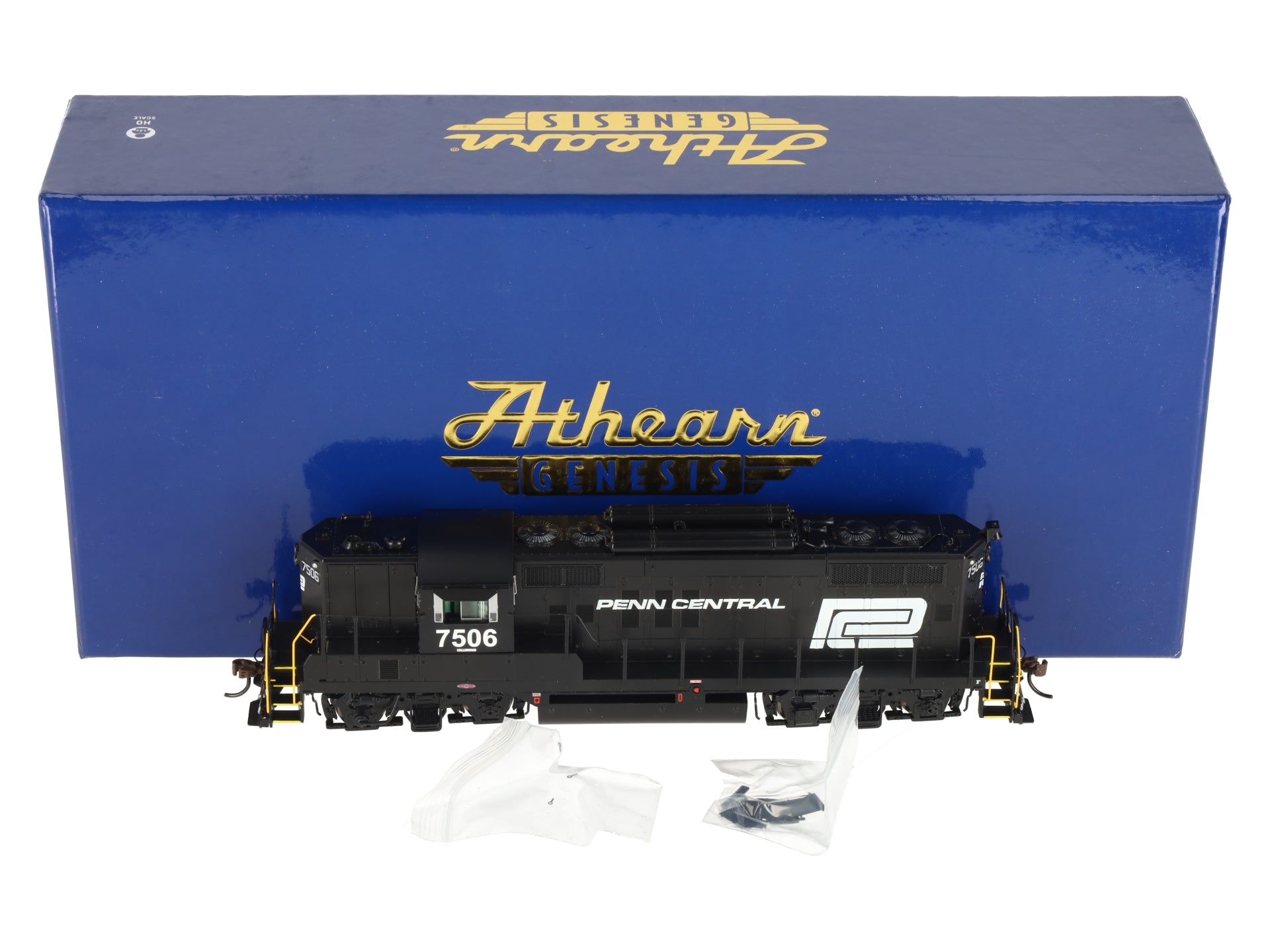 Athearn G82835 HO Scale Penn Central GP9 Diesel Locomotive # 7506 EX/Box