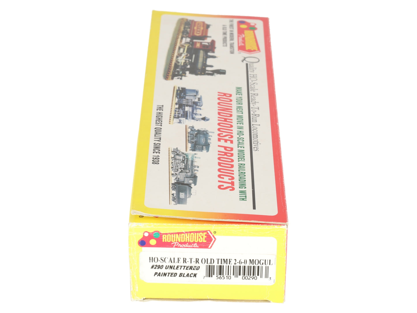 Roundhouse 290 HO Scale Unlettered 2-6-0 Mogul Steam Locomotive w/ Tender EX/Box