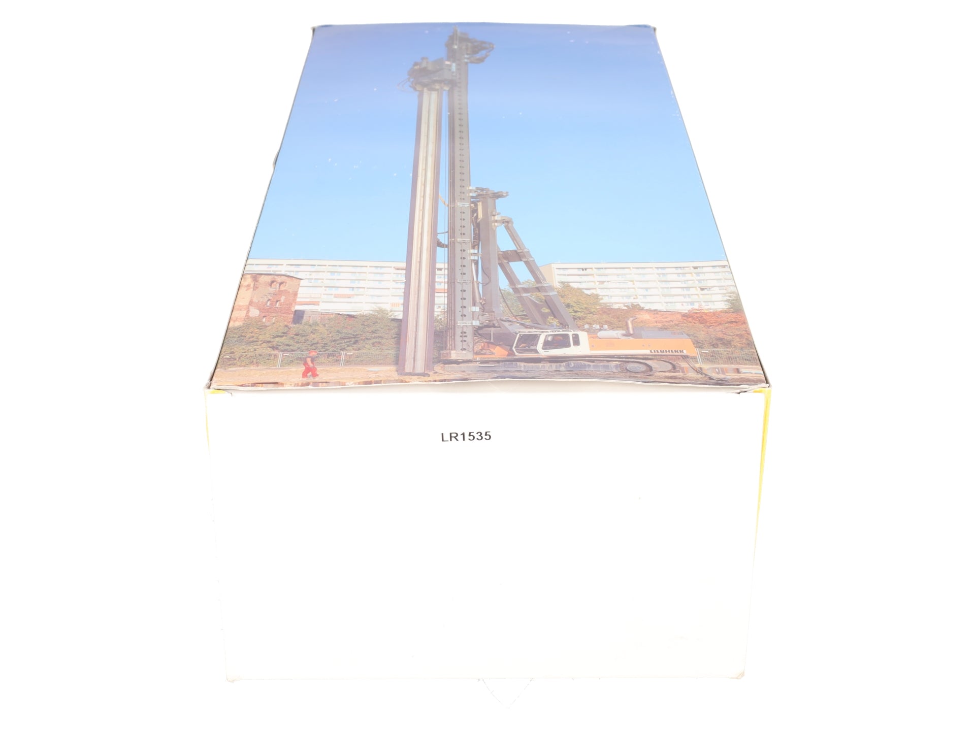 NZG 668 1:50 LRB255 Diecast Piling & Drill Rig With Base plate and Pile Planks EX/Box