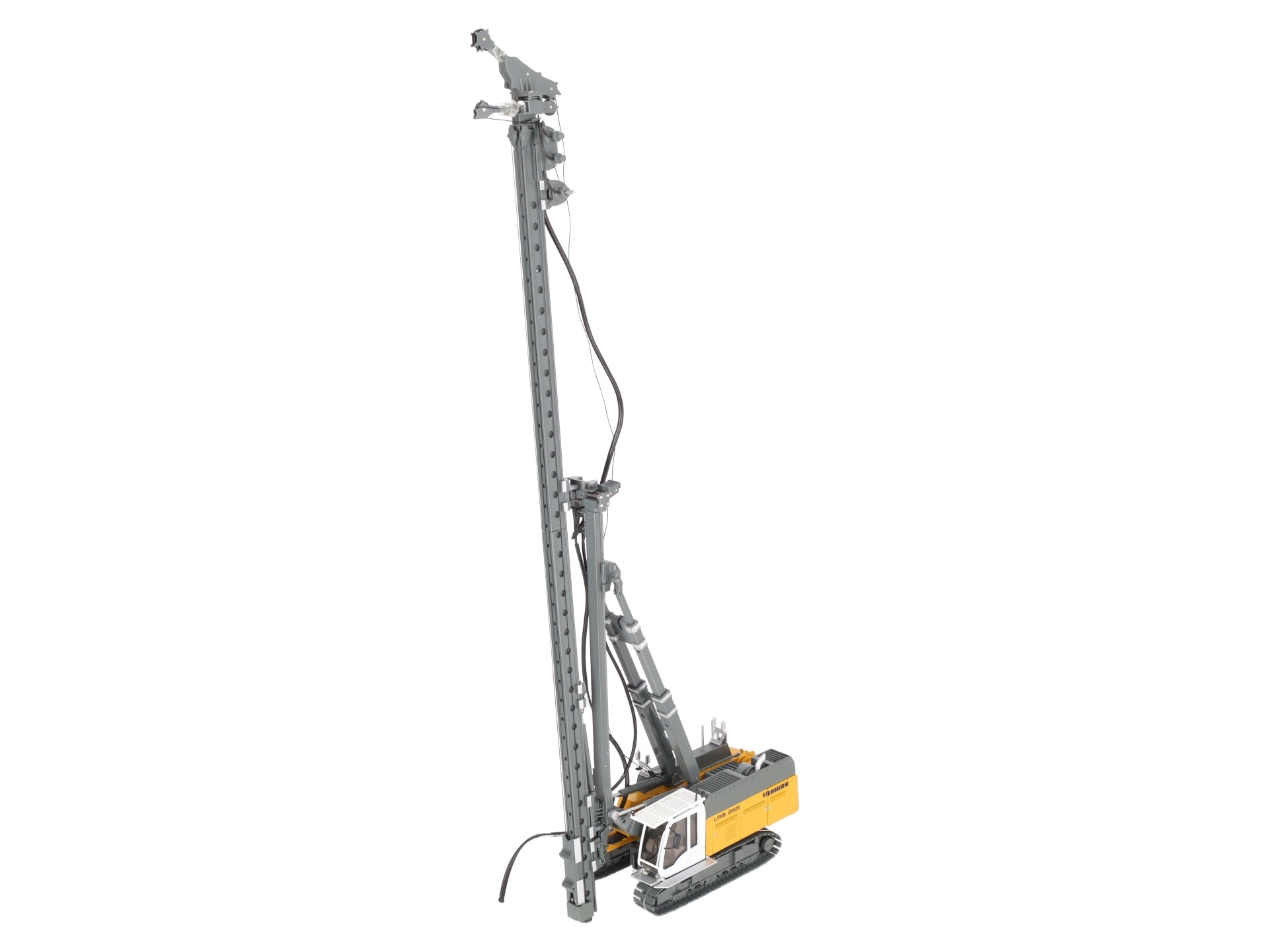 NZG 668 1:50 LRB255 Diecast Piling & Drill Rig With Base plate and Pile Planks EX/Box