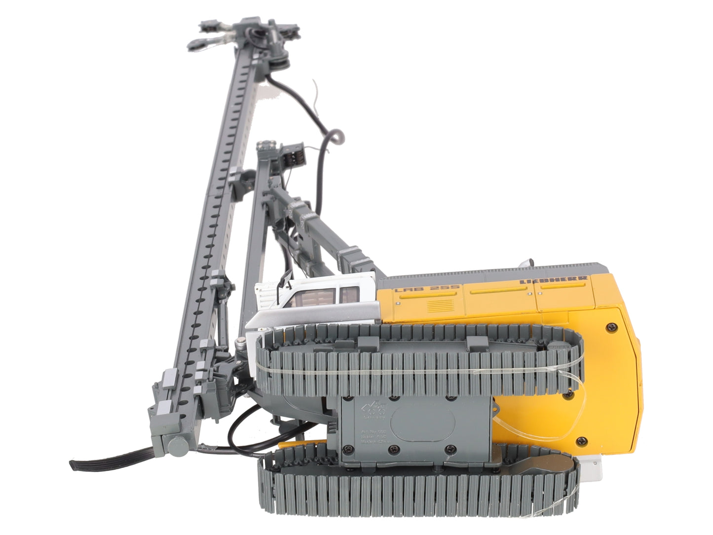 NZG 668 1:50 LRB255 Diecast Piling & Drill Rig With Base plate and Pile Planks EX/Box