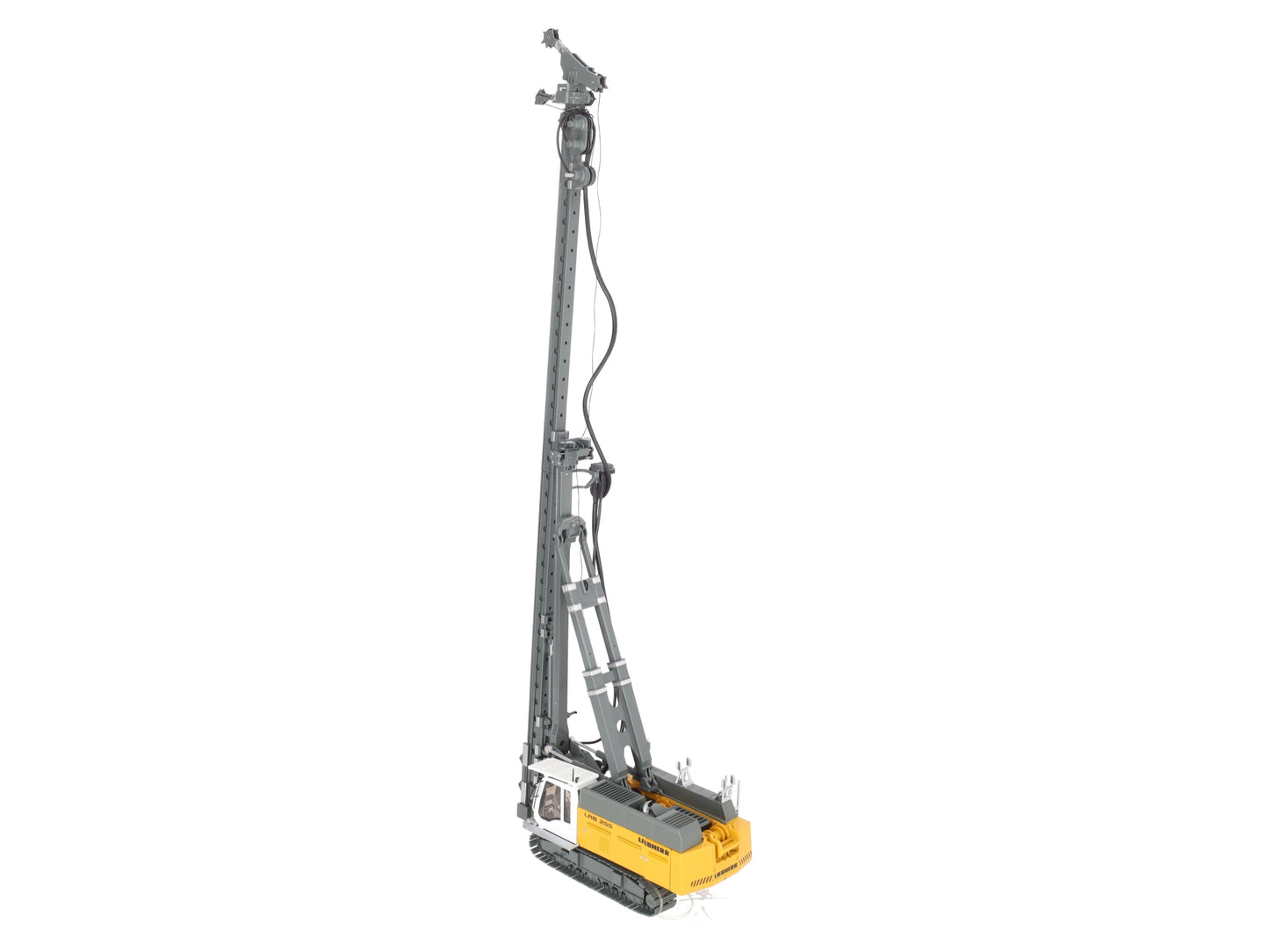 NZG 668 1:50 LRB255 Diecast Piling & Drill Rig With Base plate and Pile Planks EX/Box