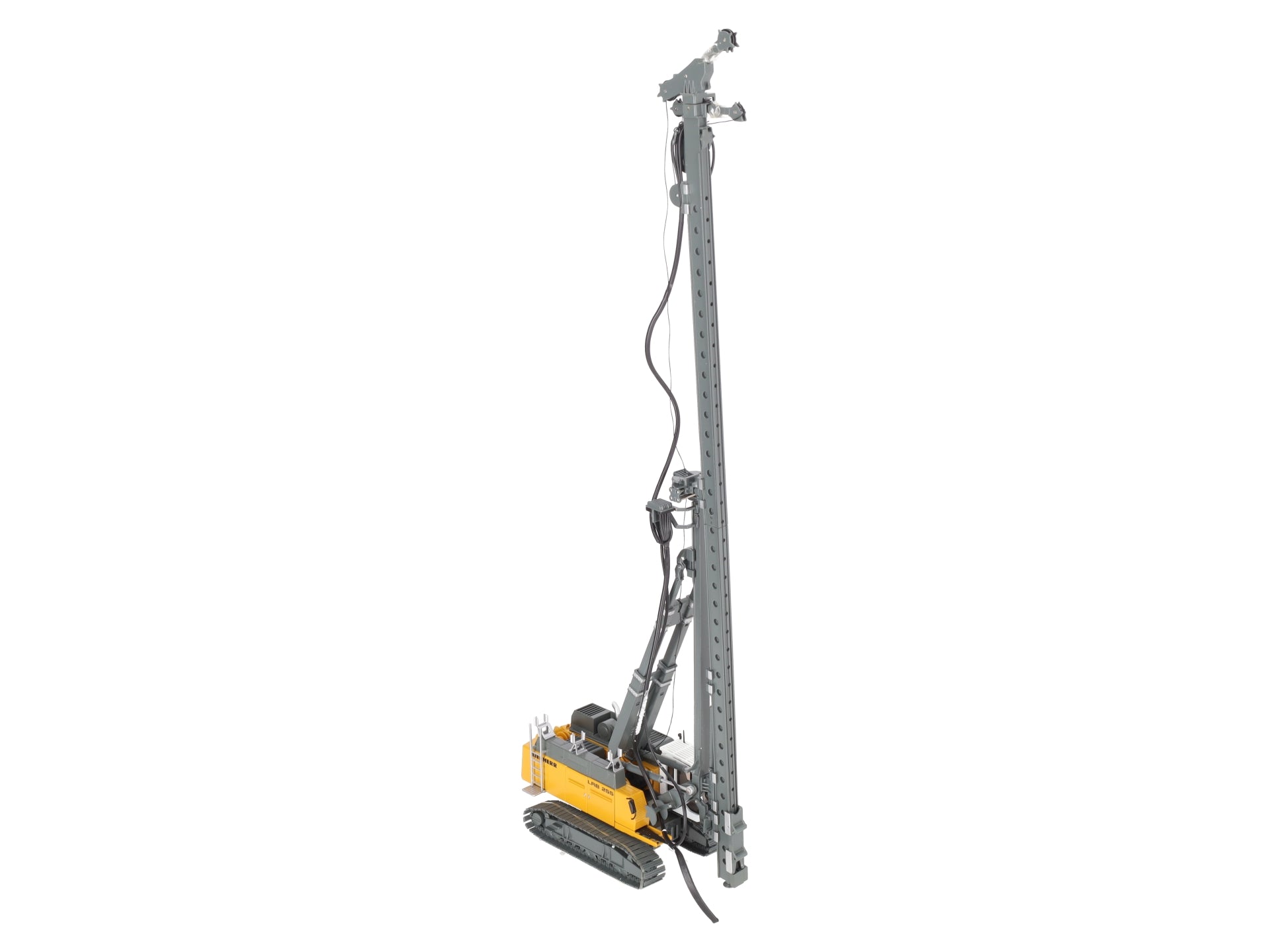 NZG 668 1:50 LRB255 Diecast Piling & Drill Rig With Base plate and Pile Planks EX/Box