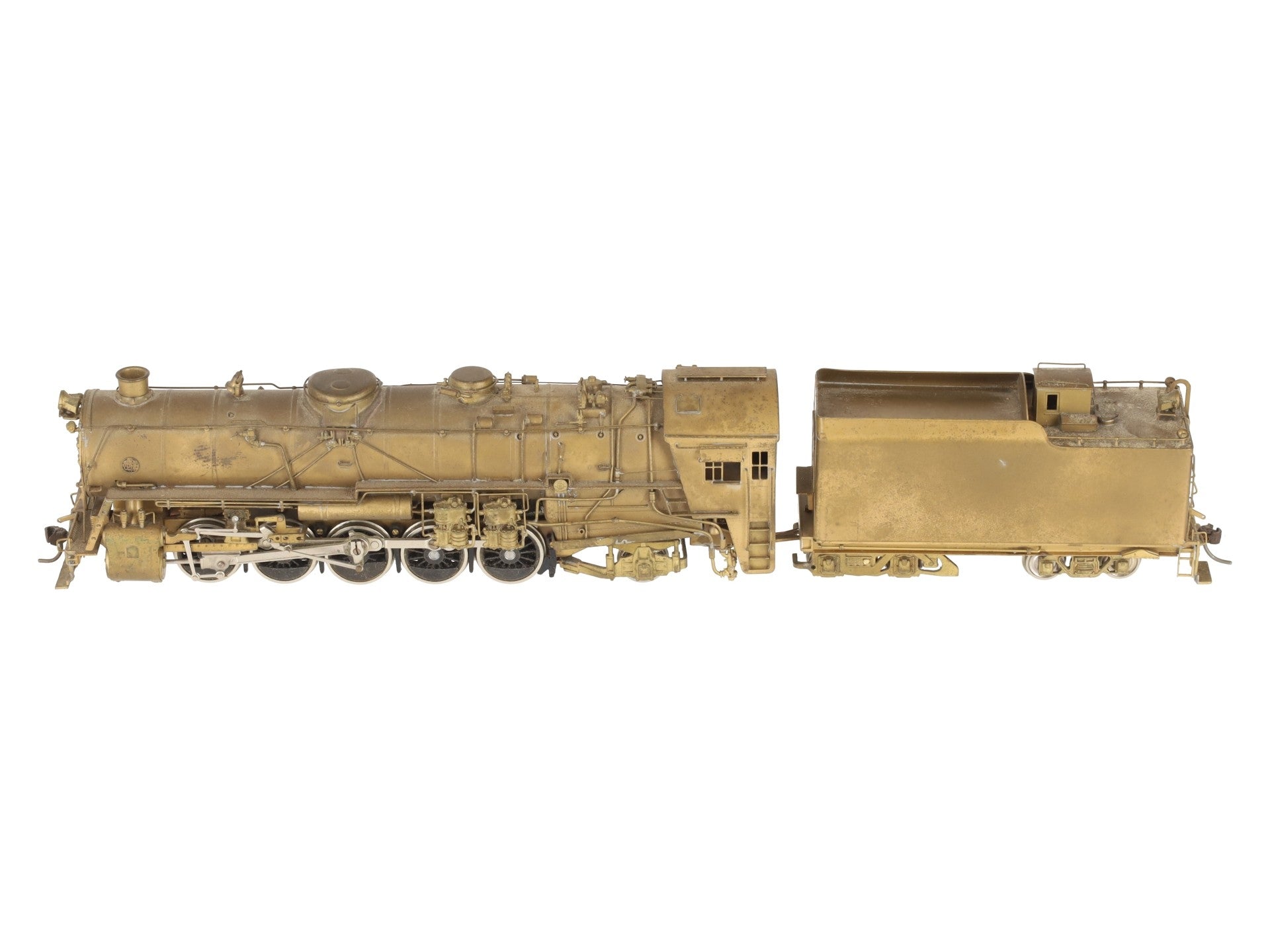United Models HO Scale BRASS DM&IR 0-10-2 Steam Locomotive & Tender- Unpainted VG