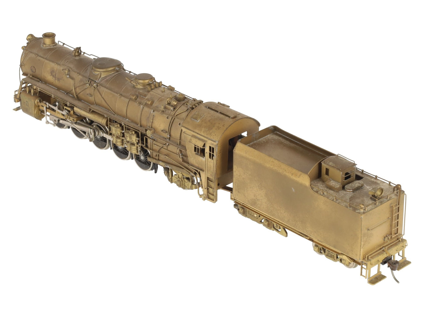 United Models HO Scale BRASS DM&IR 0-10-2 Steam Locomotive & Tender- Unpainted VG