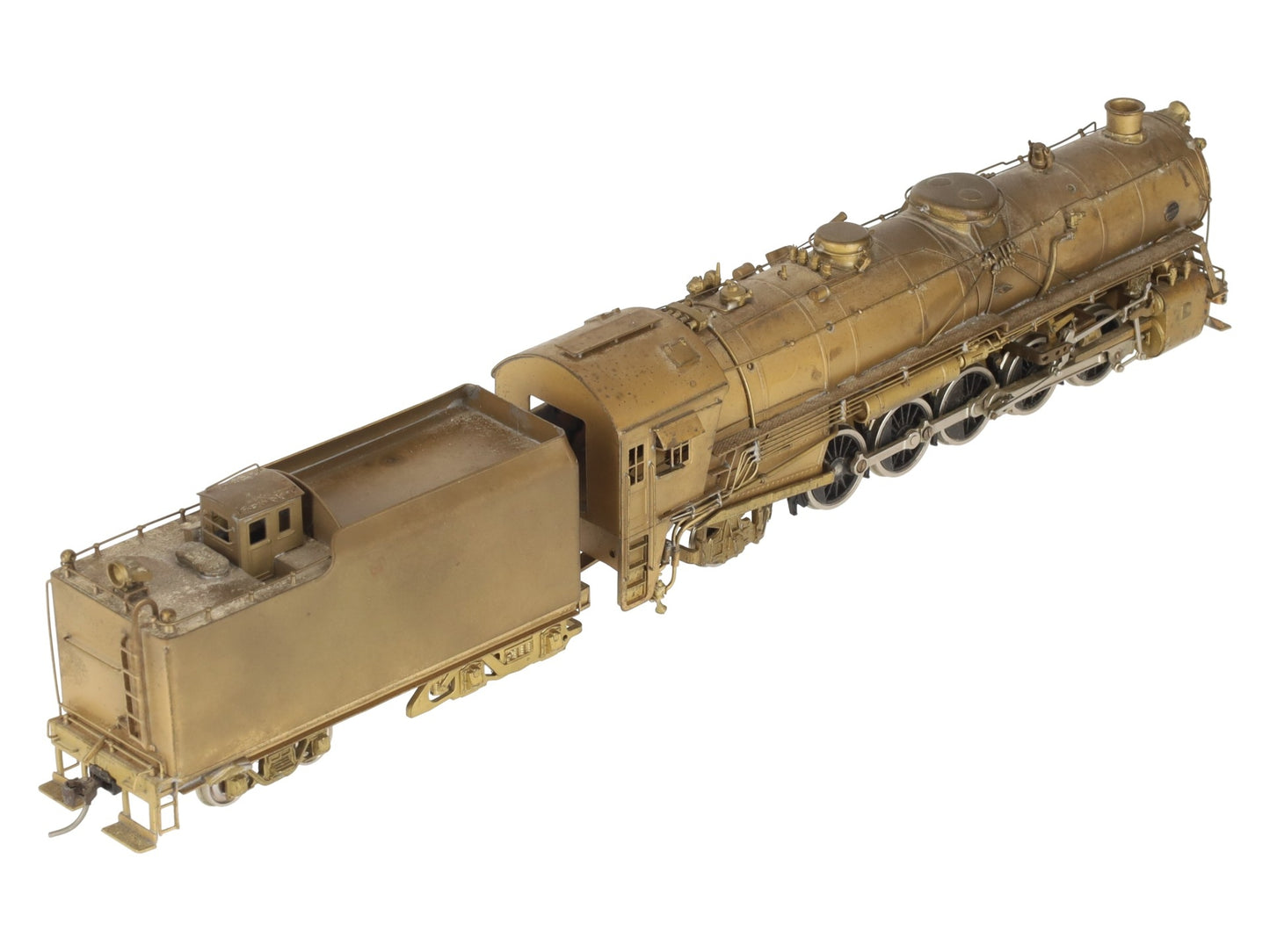 United Models HO Scale BRASS DM&IR 0-10-2 Steam Locomotive & Tender- Unpainted VG