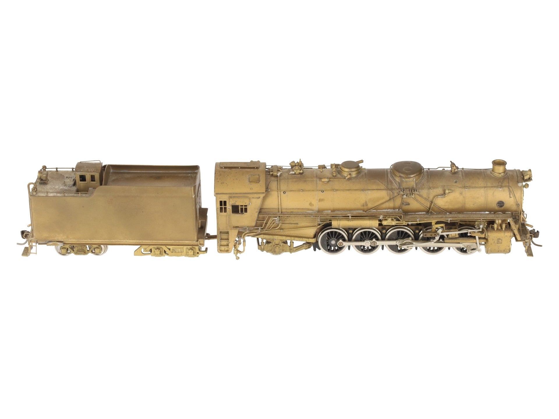 United Models HO Scale BRASS DM&IR 0-10-2 Steam Locomotive & Tender- Unpainted VG